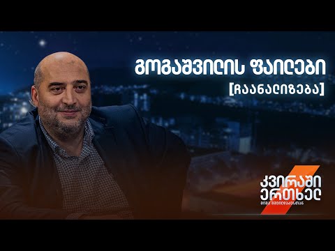 გოგაშვილის ფაილები — ჩაანალიზება სრულად