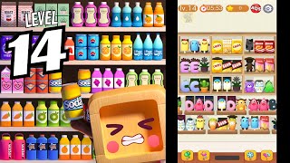 🏅 Goods Sort 🍒🥤🪆 LEVEL 14 🍄🧃🧸 Gameplay Walkthrough