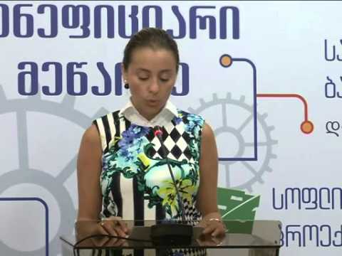 მინისტრის მოადგილის ქეთევან ბოჭორიშვილის ბრიფინგი