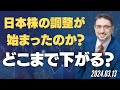 日本株の調整が始まったのか？どこまで下がる？