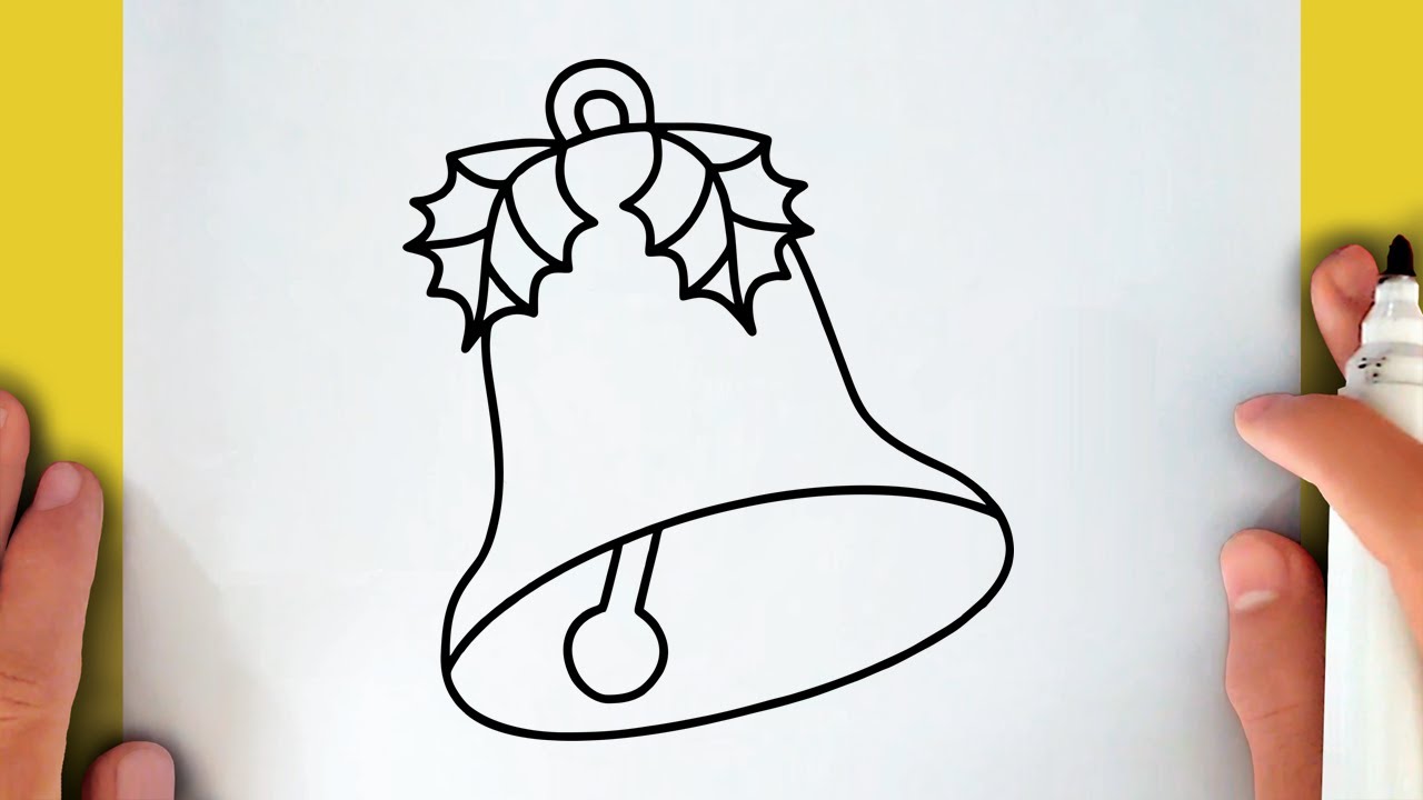HOW TO DRAW A CHRISTMAS BELL YouTube