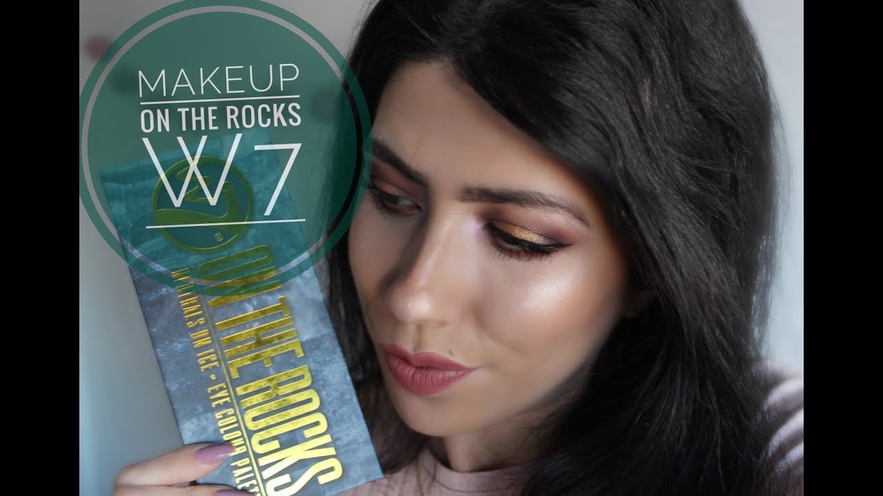 MAQUILLAJE CON LA PALETA ON THE ROCKS W7 // Rita LaRatita