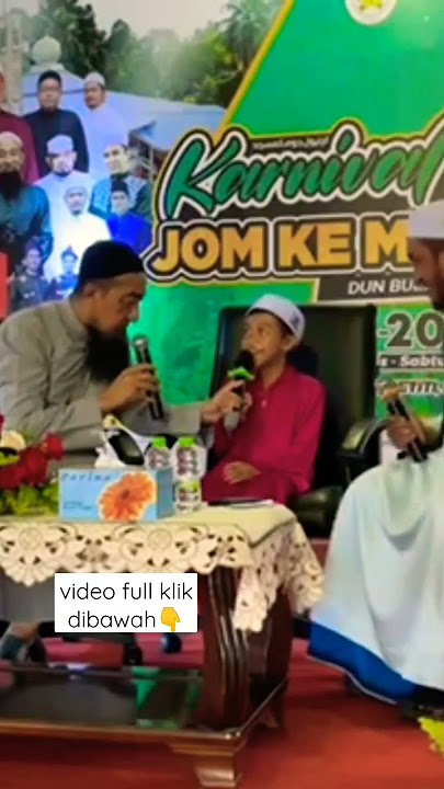 ustaz azhar - ni lawak pi sekolah naik tangga