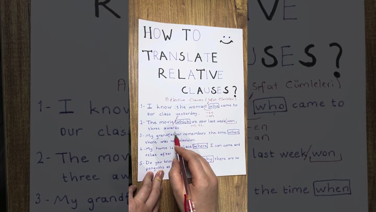 RELATIVE CLAUSES CÜMLELERİ NASIL ÇEVRİLİR? #english #yds #ydt #grammartips #ydsonline #translation