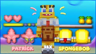 Spongebob \& Patrick 32x Texture pack Showcase + Release - 1.8.9