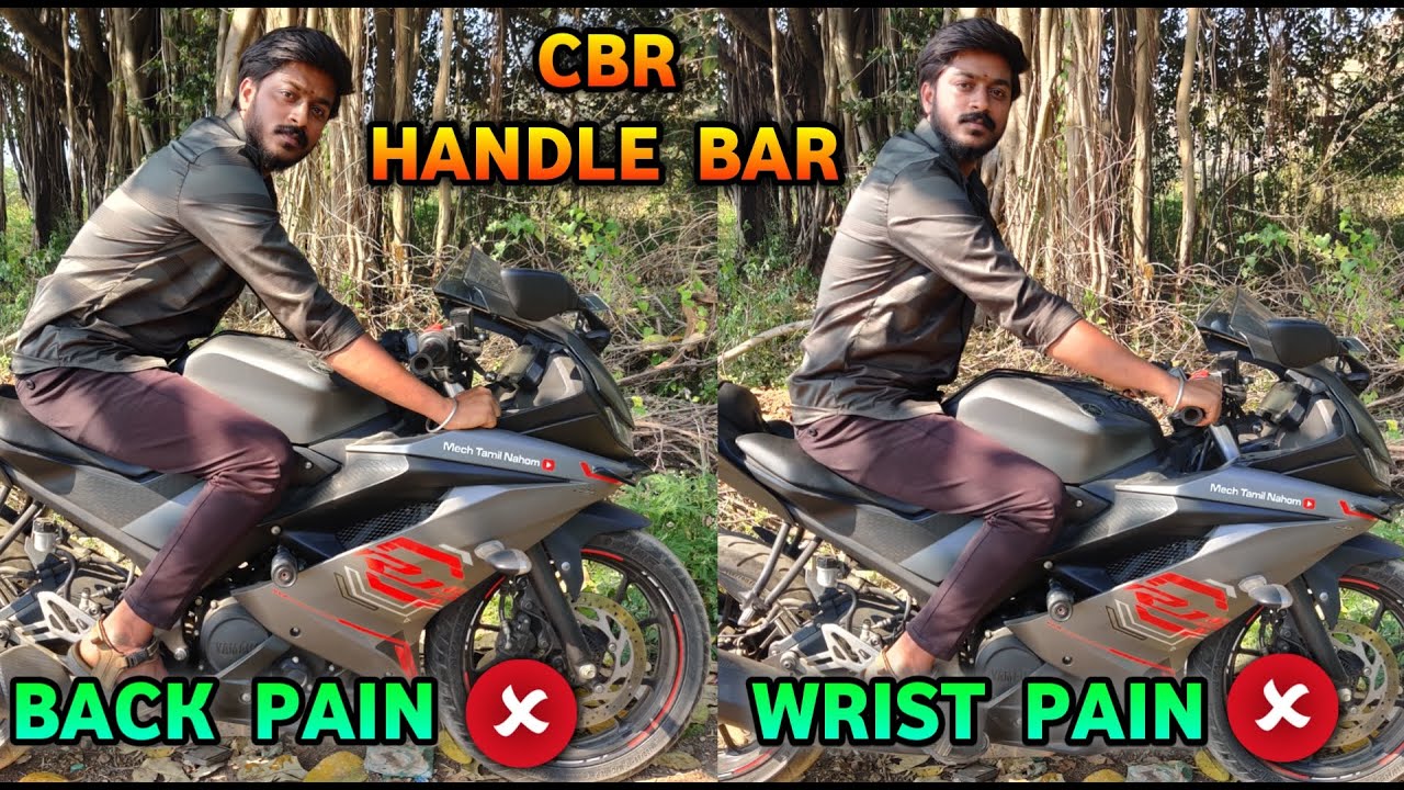 Handle bar modification in R15 V3 | CBR 250R handle bar in R15 V3 ...