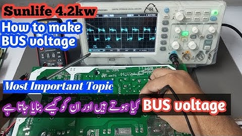 Sunlife inverter 4.2kw BUS voltage section fault | Uzair Electronics |