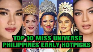 TOP 10 MISS UNIVERSE PHILIPPINES 2024