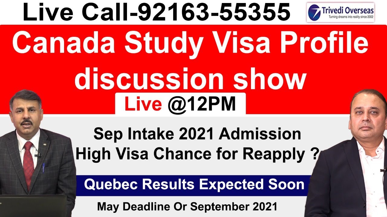 Canada Study Visa Profile discussion show |Quebec Results Expected Soon ...