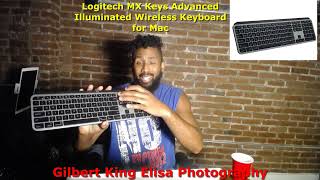 Logitech MX Keys Advanced Illuminated Wireless Keyboard for Mac