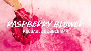 LUSH Reusable Bubble Bar : Raspberry Blower