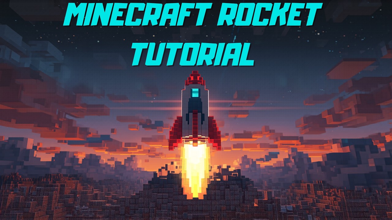Minecraft Rocket Making tutorial - YouTube