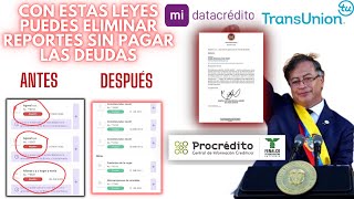 ES LEY: Adiós DEUDASComo Salir De Datacredito Sin Pagar