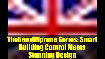 Theben iONprime Series: Smart Building Control Meets Stunning Design