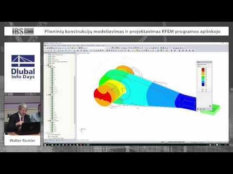 Plieninių konstrukcijų modeliavimas ir projektavimas RFEM programos aplinkoje