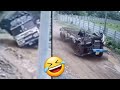 #😆😆funny accident of failure TATA truck in mud road