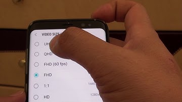 Samsung Galaxy S8: How to Change Camera Video Size
