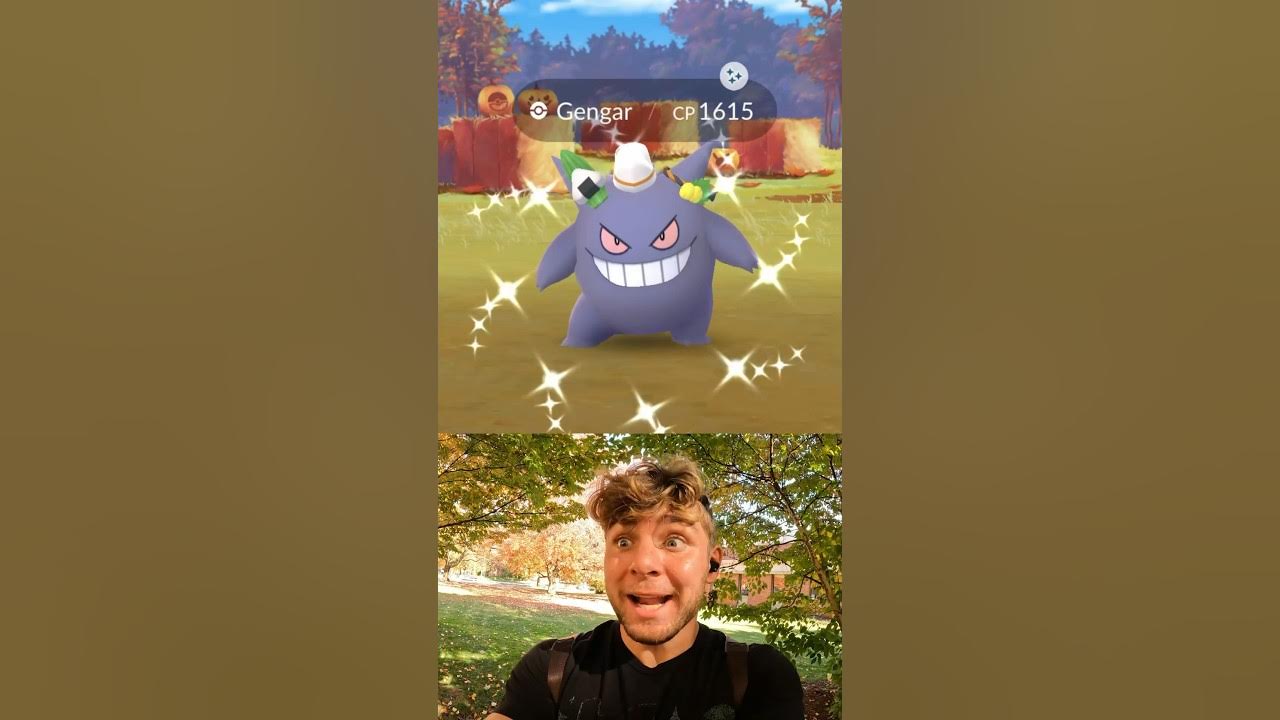 Tiny Shiny Gengar?! 😵😵😵 #pokemongo #shiny #shinypokemon