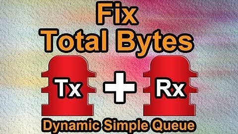 Setup to Fix Total Bytes Dynamic Simple Queue