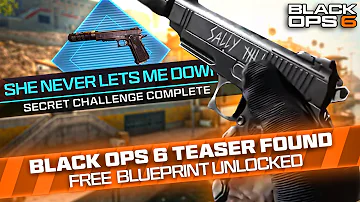 Unlock FREE ‘Sally’ Black Ops 6 Blueprint FAST / EASY… (Secret Season 3 Challenge) - COD 2024 Teaser