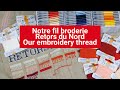 Fil broderie coton fabriqu en france  100 cotton embroidery thread made in france