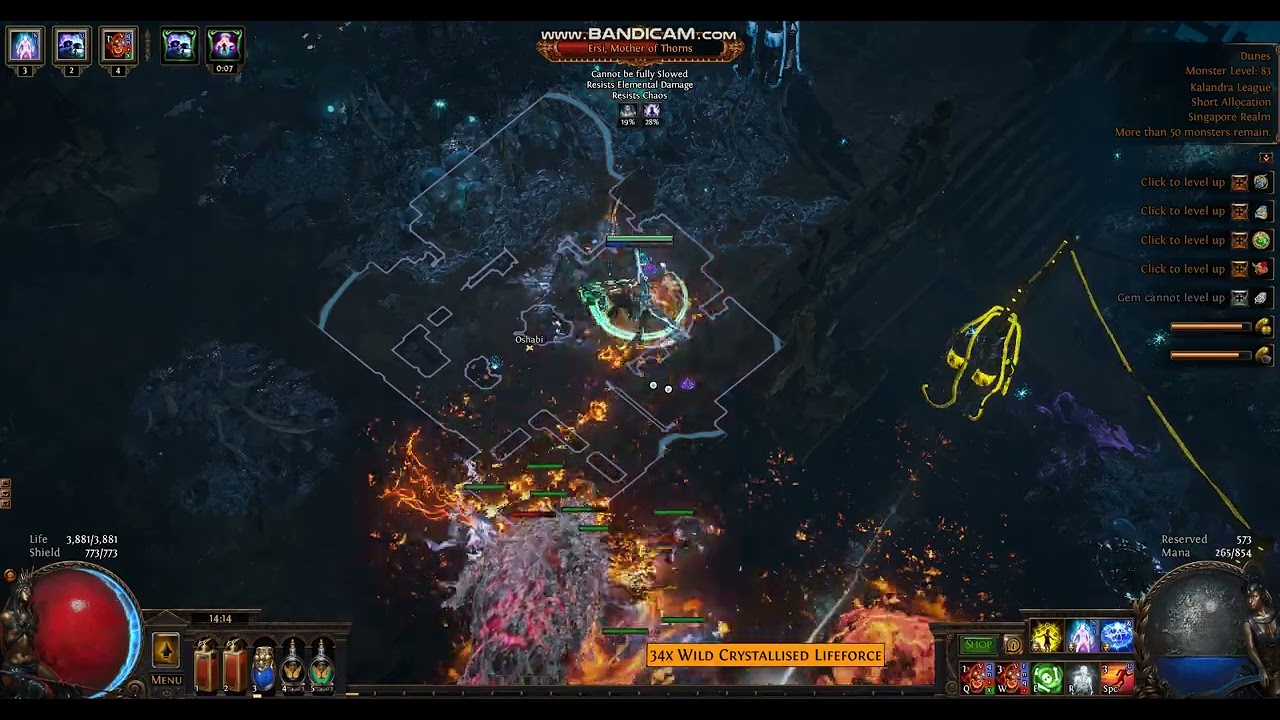 POE boss Harvest 3.19 (SRS x2) YouTube