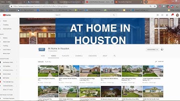 How to find the Copy of At Home in Houston on Youtube!