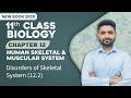 11th Class Biology Chapter 12 | Disorders of Skeletal System 12.2 | 11th Class New Book 2025