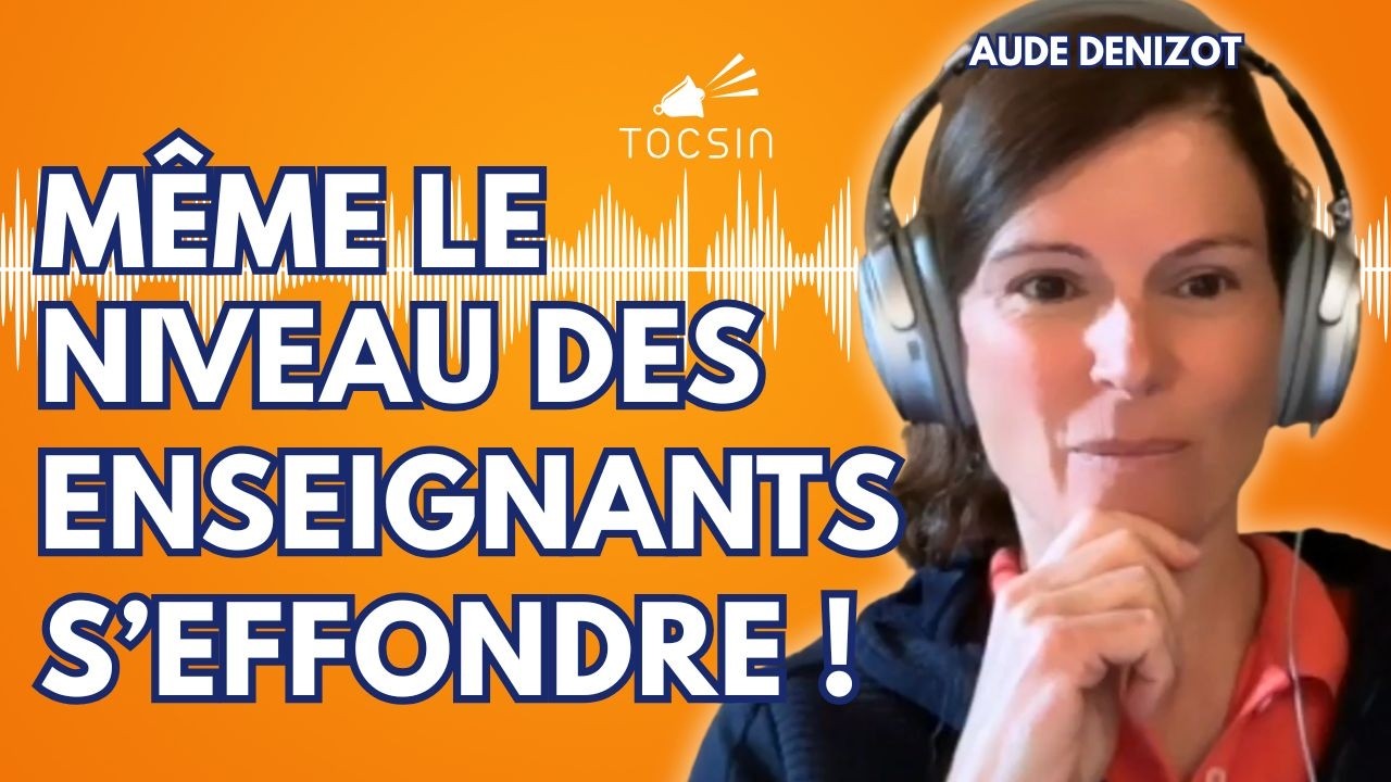 ⁣Une enseignante alerte sur l’effondrement total de l’école publique ! – Aude Denizot