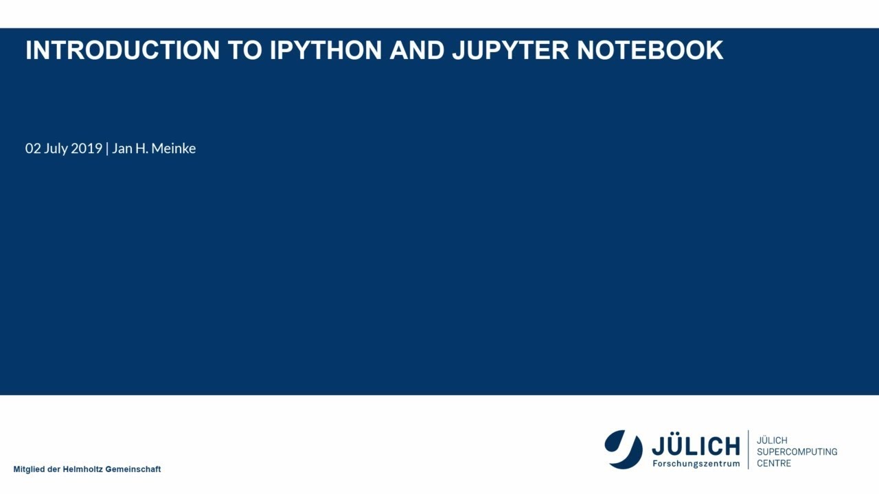 ipython Юпитер
