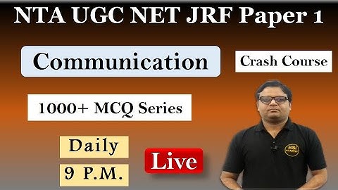 Communication Crash Course: NTA UGC NET 2021 Paper 1 Revision | How to Prepare Communication UGC NET