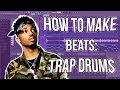 How to Make Trap Beats: Drums 🔥🥁 (FL Studio 20 Tutorial)