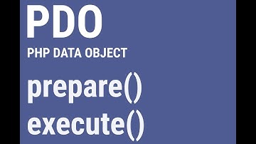 PDO | prepare and execute | Part 3
