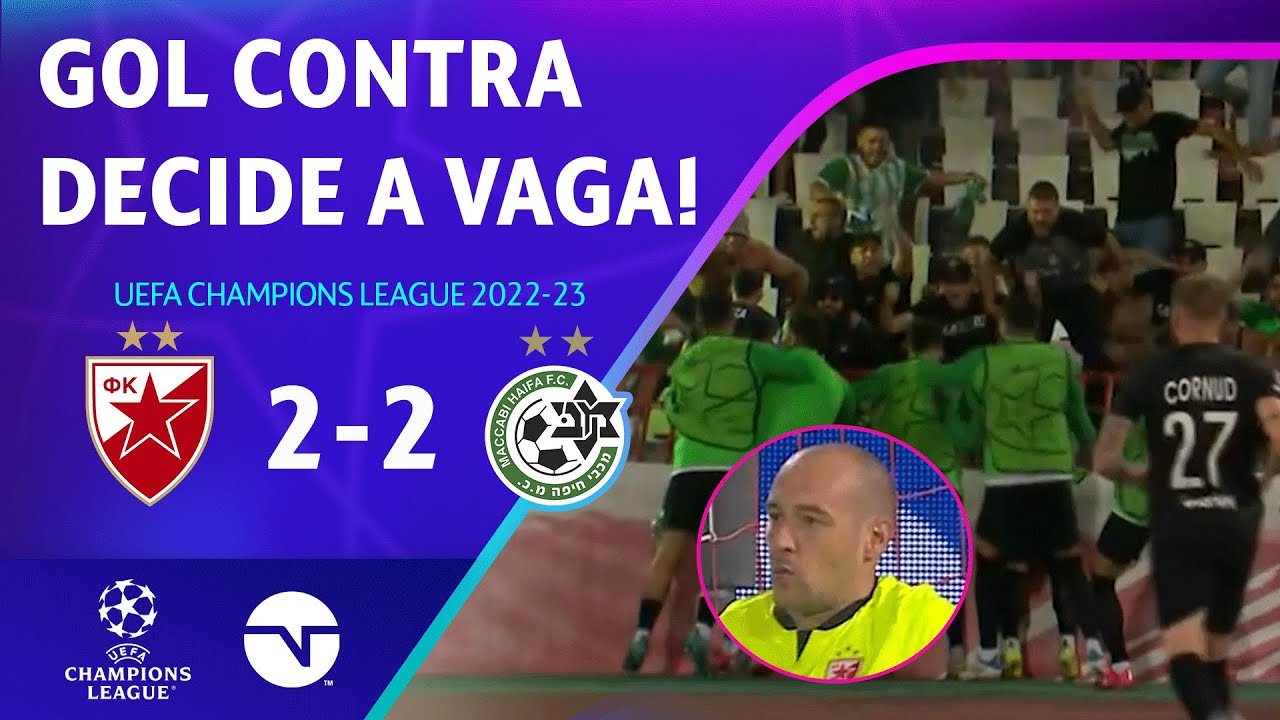 Assista ao jogo Estrela Vermelha x Maccabi Haifa hoje (23) pela Liga dos  Campeões