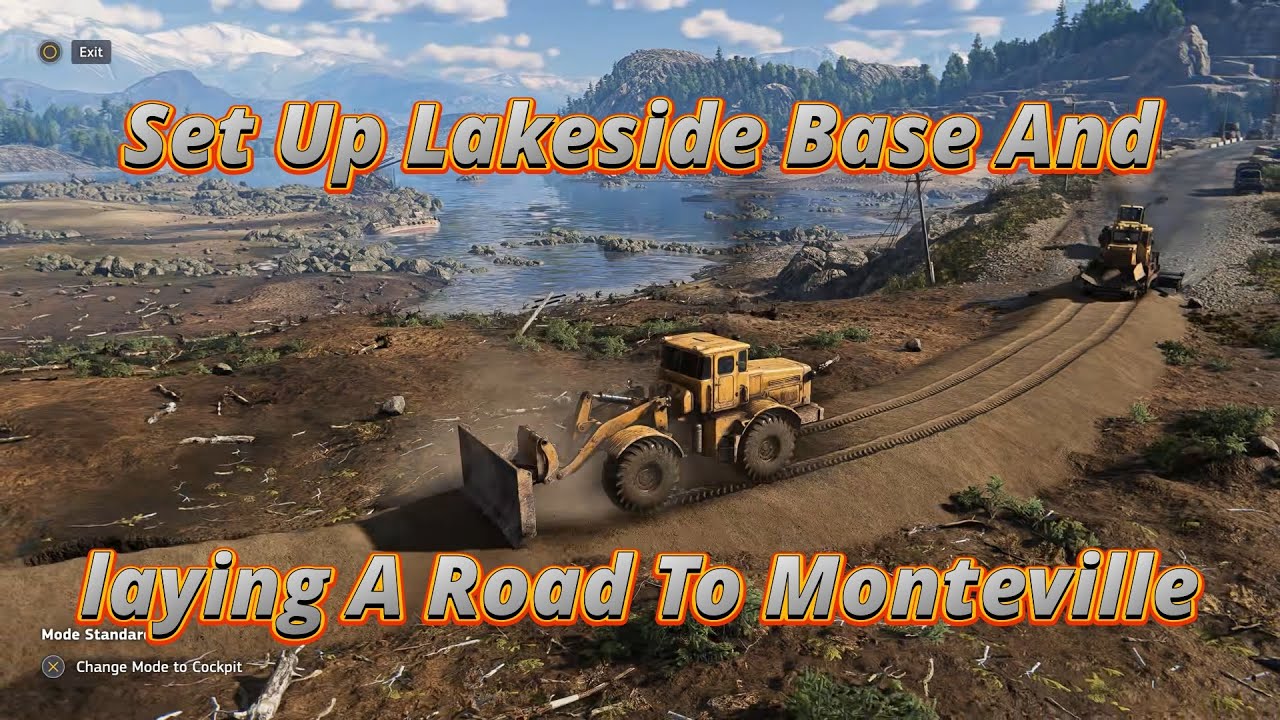 Roadcraft Set Up Lakeside Base And Laying A Road To Monteville