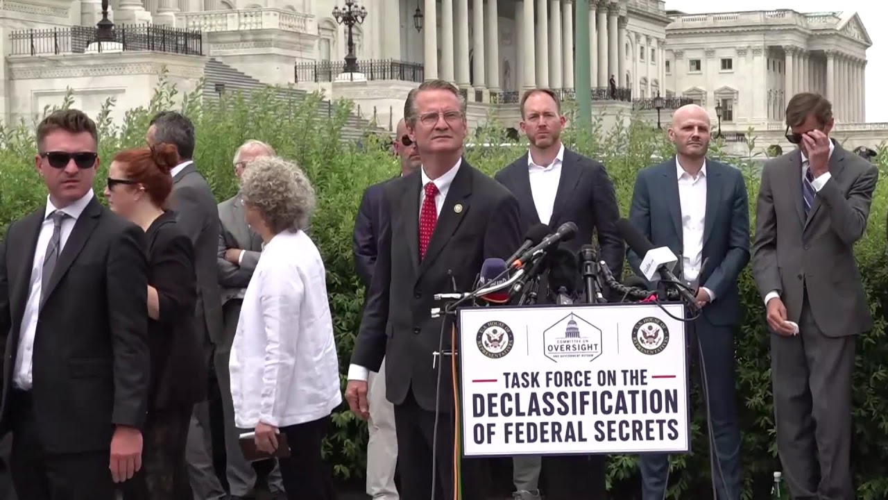 LIVE: Lawmakers, whistleblower call for release of UFO records