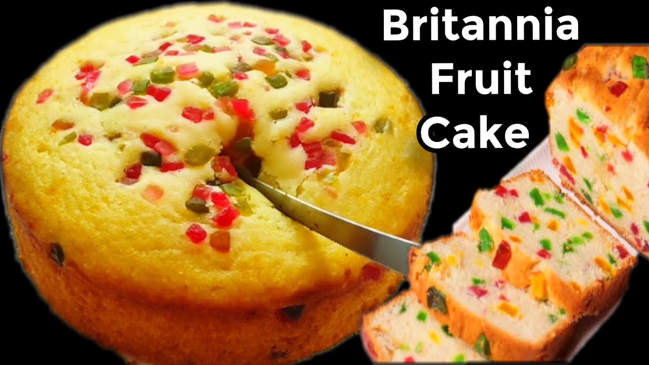 Britannia Fruit CakeEggless Fruit Cake Soft Sponge Cake Without Oven