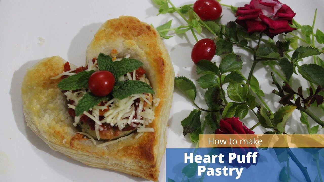 puff pastry heart | Celebrate love | Chef albert's kitchen | kerala chef.| puff heart.