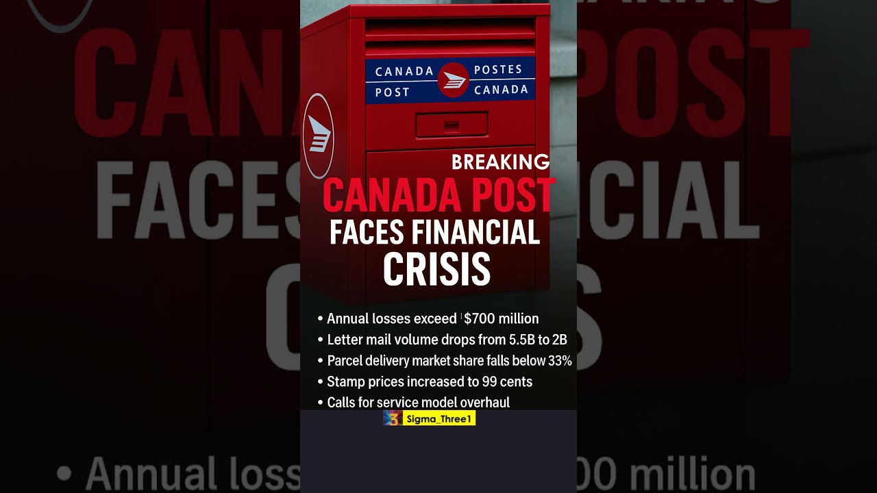 CANADA POST FACES FINANCIAL CRISIS
