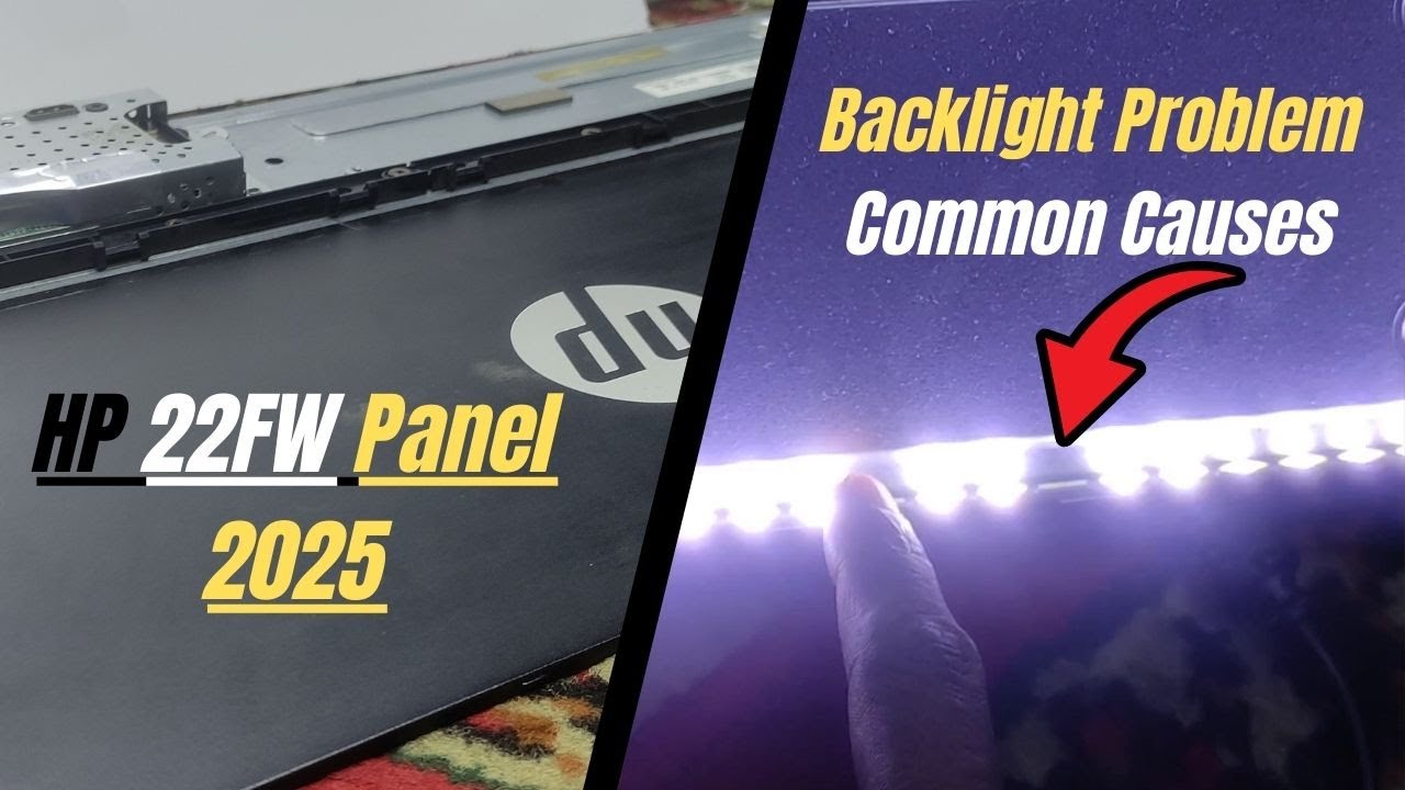 Monitor Led Backlight Problem HP Monitor Backlight: Common Causes & Fixes | Created by Afjal Hossain ...