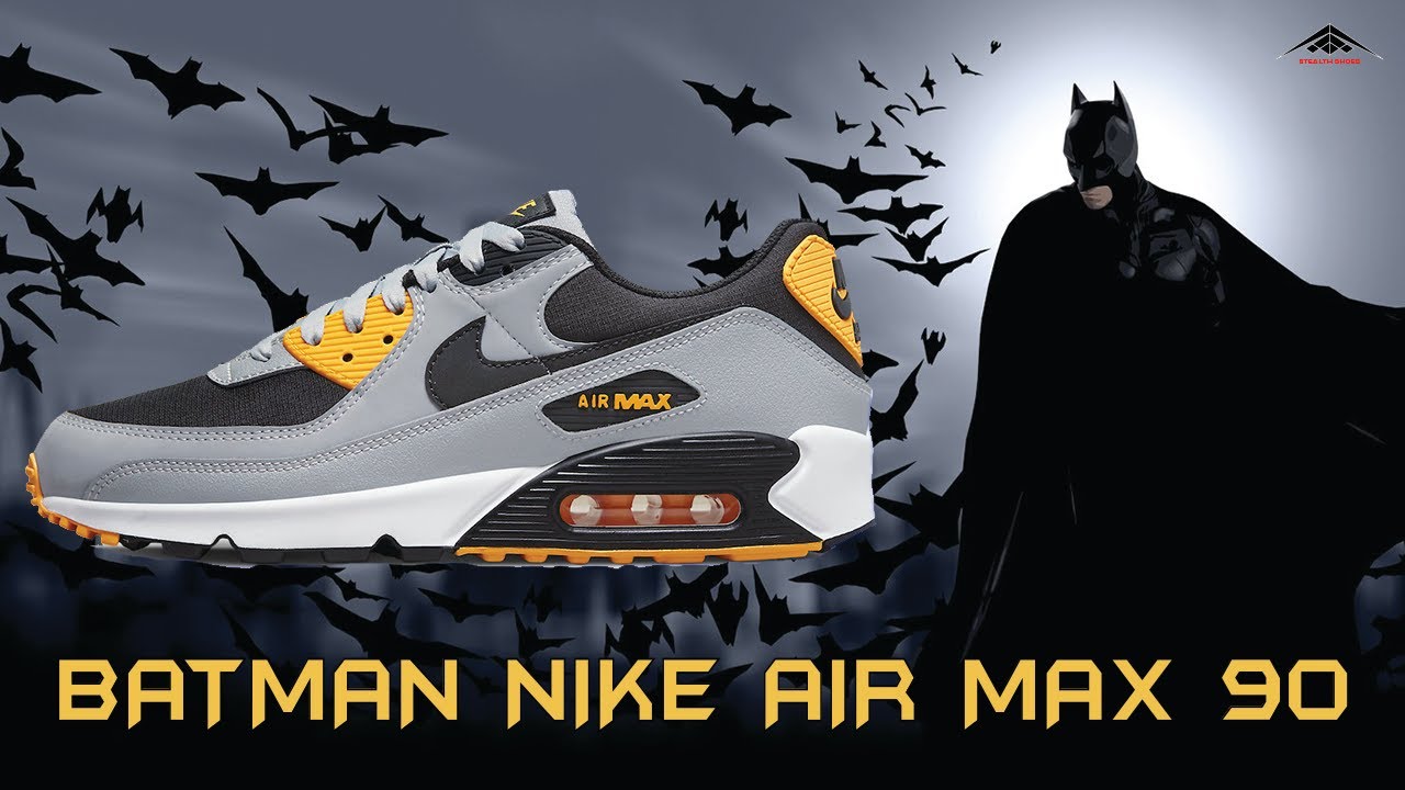BATMAN Nike Air Max 90 Shoes Exclusive Look & Price - YouTube