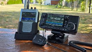 Playing with the ICOM IC-705 + MALAHIT DSP2
