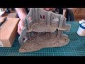 How to easily paint foamboard buildings & ruins