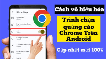 Cách Tắt Trình Chặn Quảng Cáo Trong Google Chrome Trên Android (2023) chặn quảng cáo trên chrome