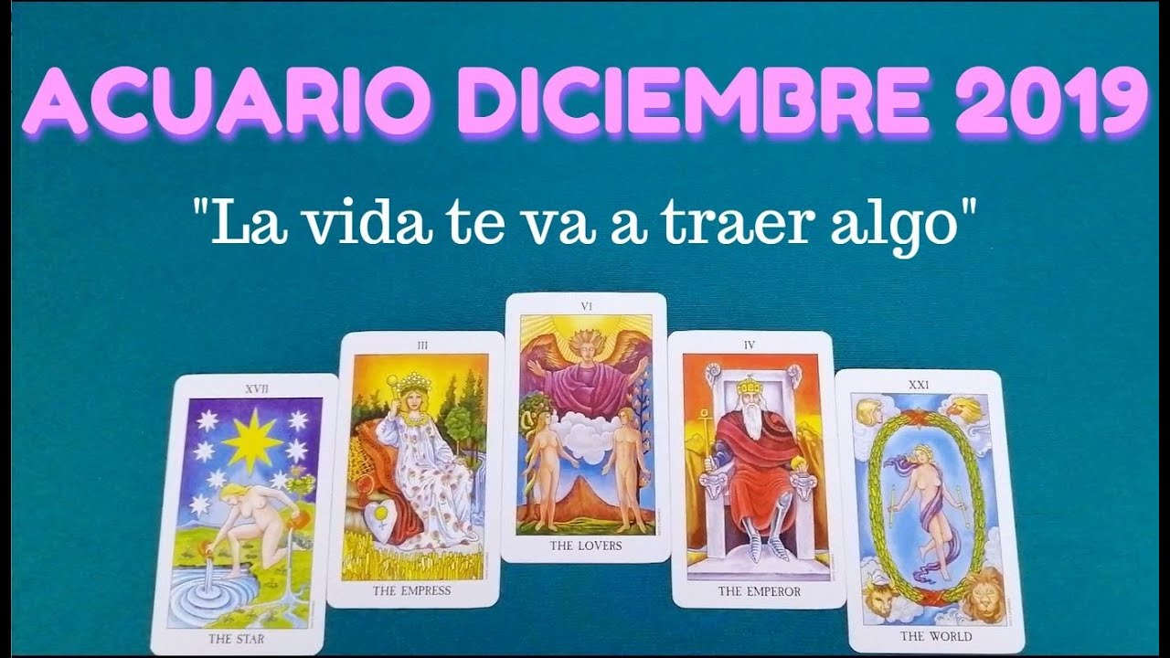 ACUARIO "Alguien piensa mucho en ti" Diciembre 2019 (Tarot) - YouTube