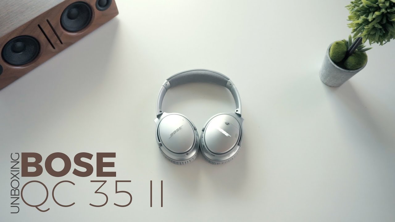 Bose QC 35 II Headphones Unboxing - YouTube