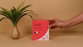 Unboxing Sparkle Plant-based Pads | Maxi Overnight | Designed for Sensitive Skin screenshot 3