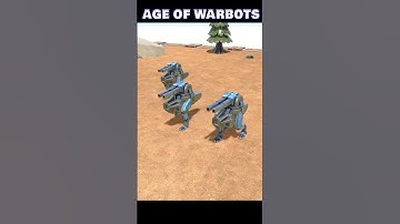 Cannons added to the warbot creator! - AGE OF WARBOTS #sandbox #mech  #indiegame #battlesimulator