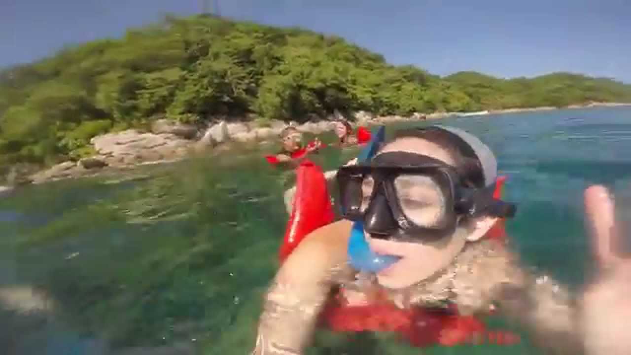 Snorkeling with GoPro at Las Calesta in Puerto Vallarta, Mexico! YouTube