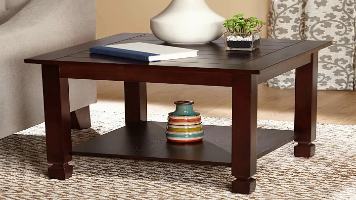 Convenience Concepts American Heritage Modern Wedge End Table Espresso